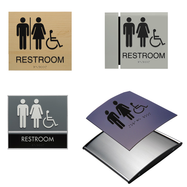 Restroom Signs and restroom signage category image