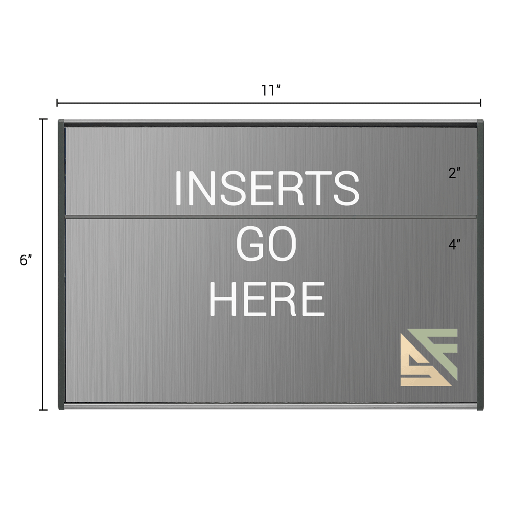 Office Sign - 6"H x 11"W (2" Top) - WFS2E91