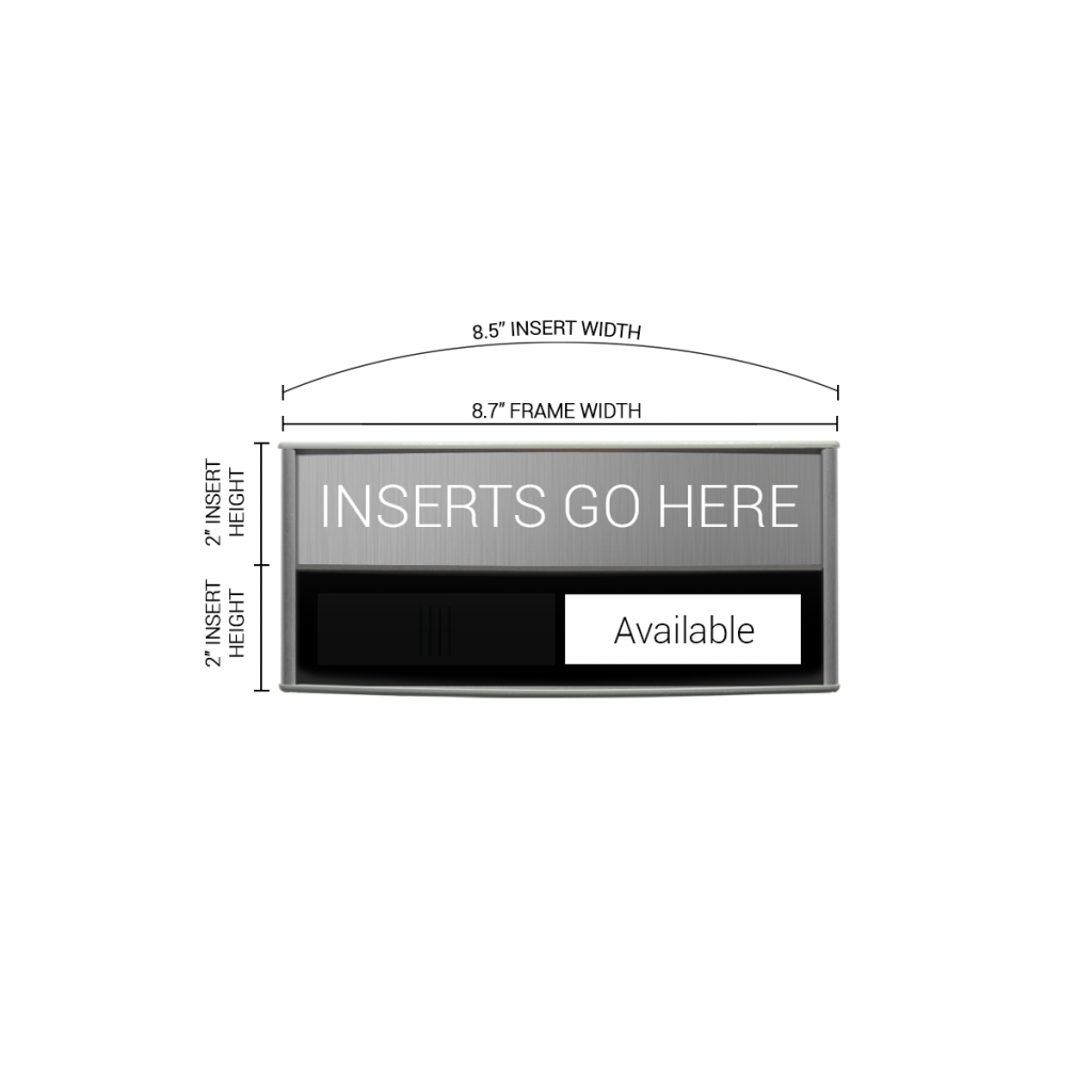Conference Room Slider Sign – 4″H x 8.5″W – VLTRX4CR