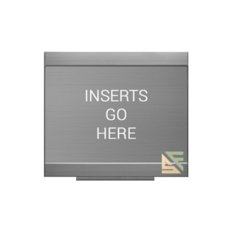 Desk Sign Frame - 9"H x 8"W - TF36
