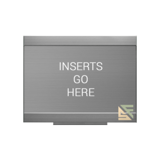 Desk Sign Frame - 9"H x 10"W - TF37