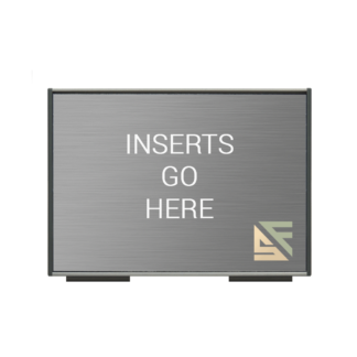 Desk Sign Frame - 5.75"H x 8.25"W - TS2E11