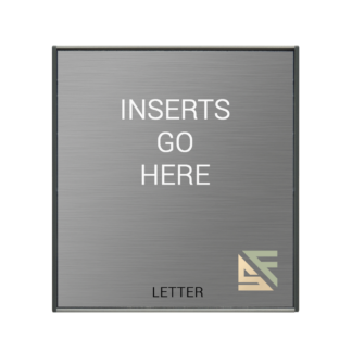 Desk Sign Frame - 11"H x 8.5"W - TS2E21