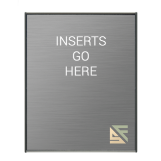 Desk Sign Frame - 14"H x 8.5"W - TS2E22
