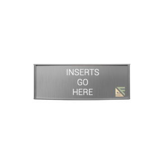 Office Sign Frame - 4"H x 11"W - V11GX4