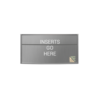 Office Sign Frame - 6"H x 11"W (2" Top) - WFP159