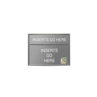 Office Sign Frame - 6"H x 8"W (2" Top) - WFP45